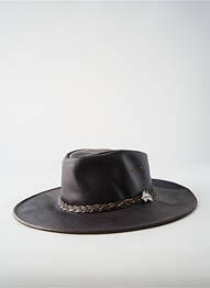 Chapeau bande anti-transpiration marron CROIX DU SUD homme