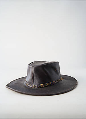 Chapeau bande anti-transpiration marron CROIX DU SUD homme