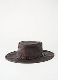 Chapeau bande anti-transpiration marron BARMAH HATS homme