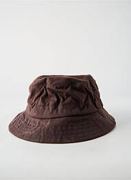 Chapeau tissage popeline marron AUSSIE APPAREL homme