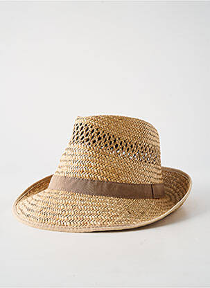 Chapeau bande anti-transpiration beige COUSTILLERES homme