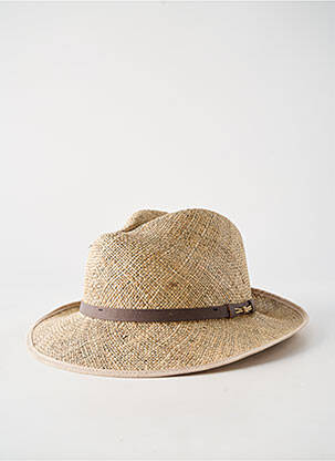 Chapeau bande anti-transpiration beige STAMION homme