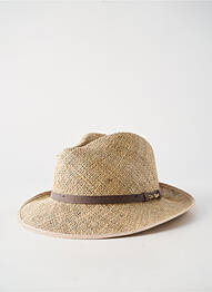 Chapeau bande anti-transpiration beige STAMION homme