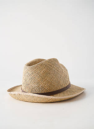 Chapeau bande anti-transpiration beige STAMION homme