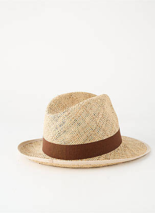 Chapeau bande anti-transpiration marron COUSTILLERES homme