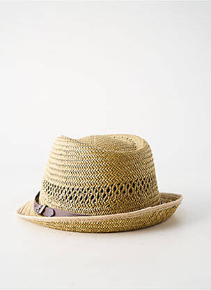 Chapeau bande anti-transpiration marron COUSTILLERES homme