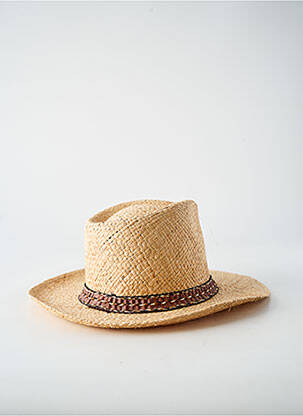 Chapeau bande anti-transpiration beige CRAMBES homme