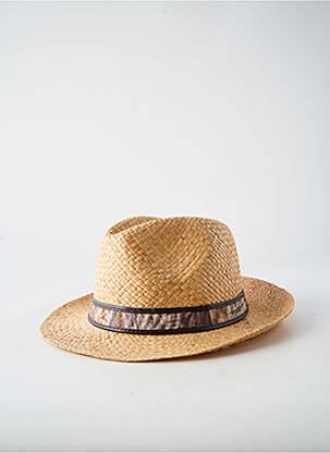 Chapeau bande anti-transpiration beige CRAMBES homme