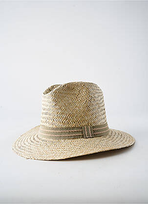 Chapeau forme chapeau paille beige CRAMBES femme