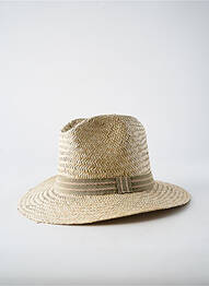 Chapeau forme chapeau paille beige CRAMBES femme