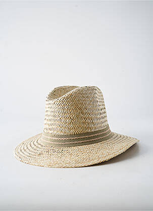 Chapeau forme chapeau paille beige CRAMBES femme