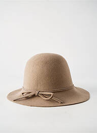 Chapeau beige SELECTED femme