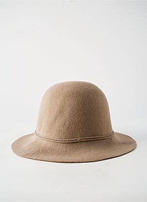 Chapeau beige SELECTED femme