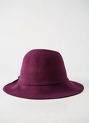 Chapeau violet SELECTED femme