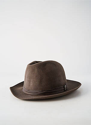 Chapeau bande anti-transpiration marron FLECHET homme