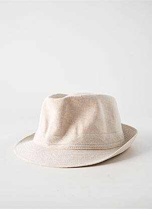 Chapeau bande anti-transpiration beige GUERRA homme