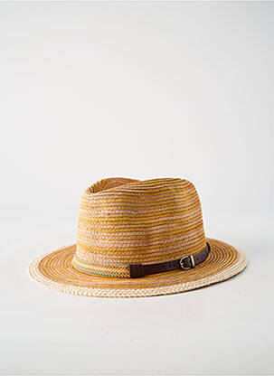 Chapeau bande anti-transpiration beige VIA LORENZO homme