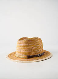 Chapeau bande anti-transpiration beige VIA LORENZO homme