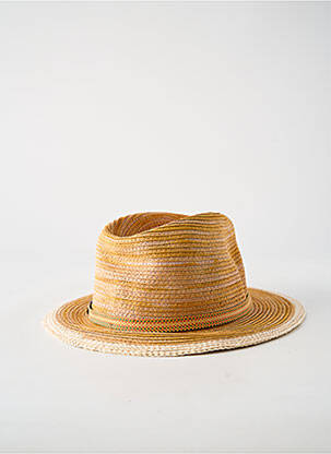 Chapeau bande anti-transpiration beige VIA LORENZO homme