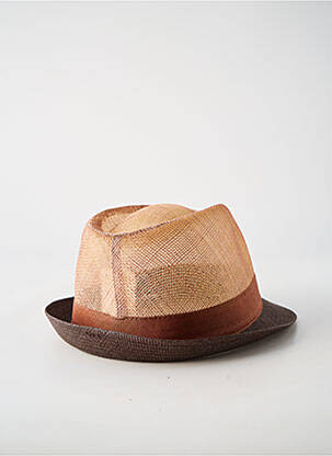 Chapeau bande anti-transpiration marron GUERRA homme