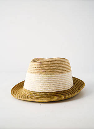 Chapeau forme chapeau paille beige GUERRA femme
