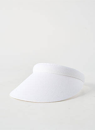 Casquette visière souple blanc CRAMBES femme