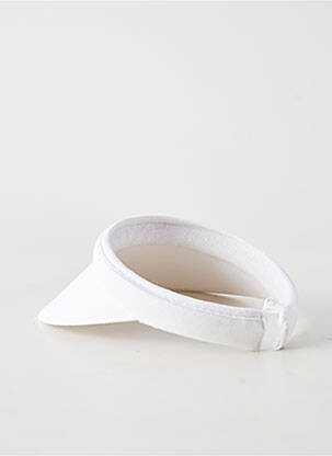 Casquette visière souple blanc CRAMBES femme