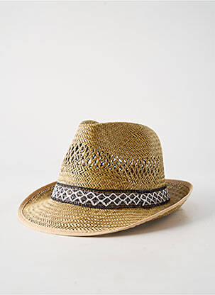 Chapeau bande anti-transpiration beige CRAMBES homme