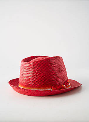 Chapeau imprimé rayures rouge CRAMBES homme
