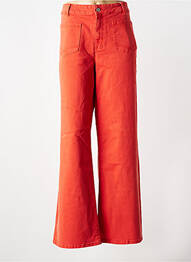 Jeans coupe large stretch taille normale orange VILA femme