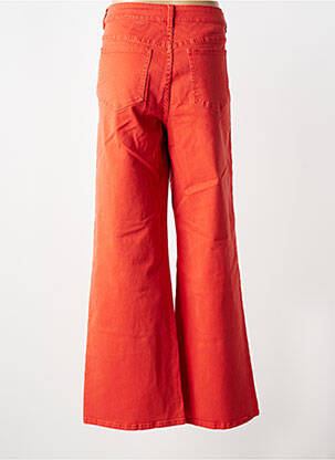 Jeans coupe large stretch taille normale orange VILA femme