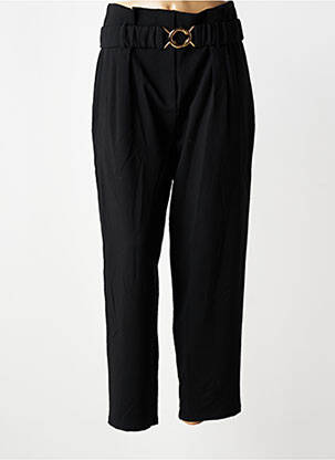 Pantalon droit stretch taille normale noir VILA femme