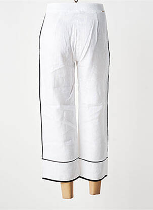 Pantacourt taille normale taille normale blanc MALOKA femme