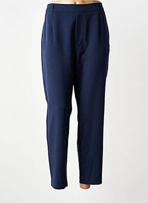Pantalon droit stretch taille normale bleu VILA femme