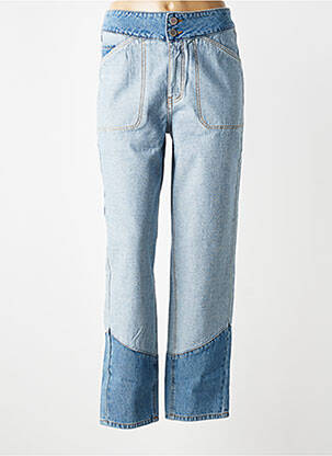 Jeans coupe droite taille normale taille normale bleu VILA femme