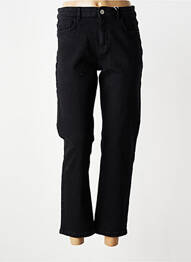 Jeans coupe droite stretch taille normale noir VILA femme