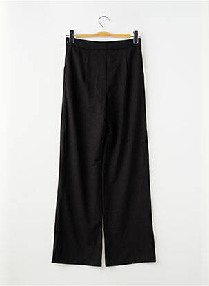 Pantalon large fermeture zip latéral taille normale noir VILA femme