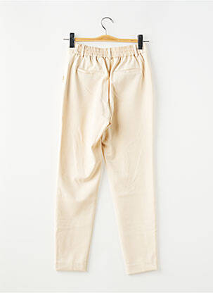 Pantalon droit stretch taille normale beige VILA femme