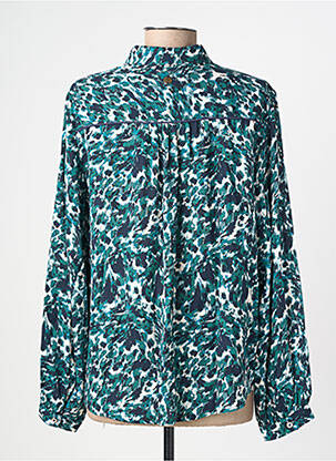 Chemisier coupe cintrée manches longues vert LOLA ESPELETA femme