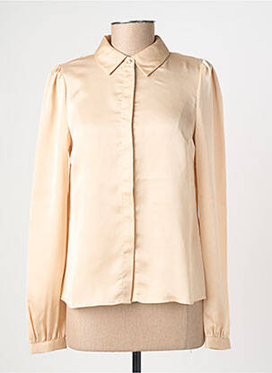 Chemisier coupe fluide manches longues beige VILA femme