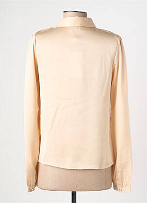 Chemisier coupe fluide manches longues beige VILA femme