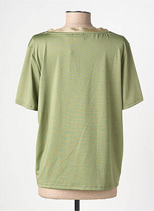 T-shirt coupe droite manches courtes vert VILA femme