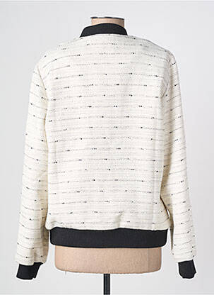 Blouson col v beige VILA femme
