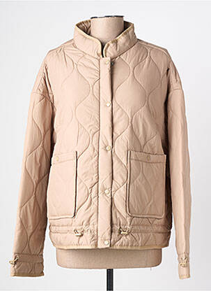 Doudoune poches sans capuche beige OBJECT femme