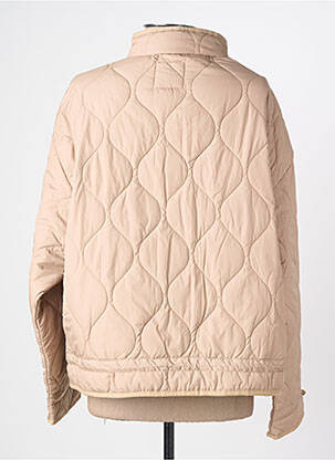 Doudoune poches sans capuche beige OBJECT femme