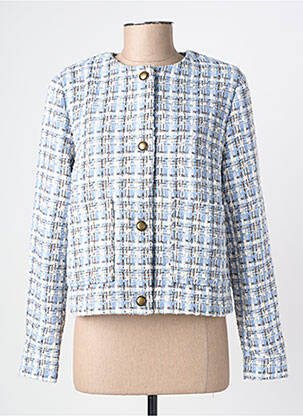 Veste chic fermeture boutonnée sur le devant bleu VILA femme