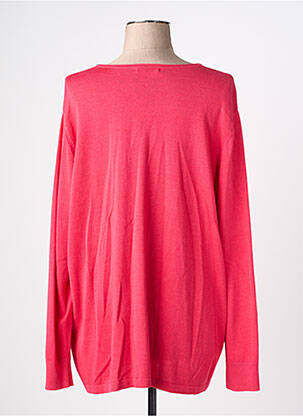 Pull col v manches longues rouge CECIL femme