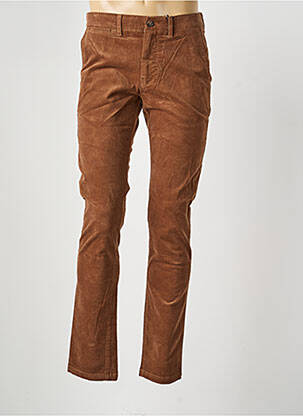Pantalon chino stretch taille normale marron CAMBRIDGE homme