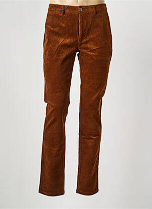 Pantalon chino stretch taille normale marron CAMBRIDGE homme