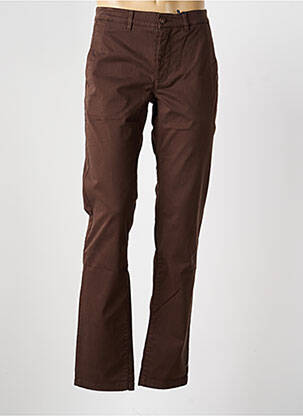 Pantalon chino stretch taille normale marron CAMBRIDGE homme